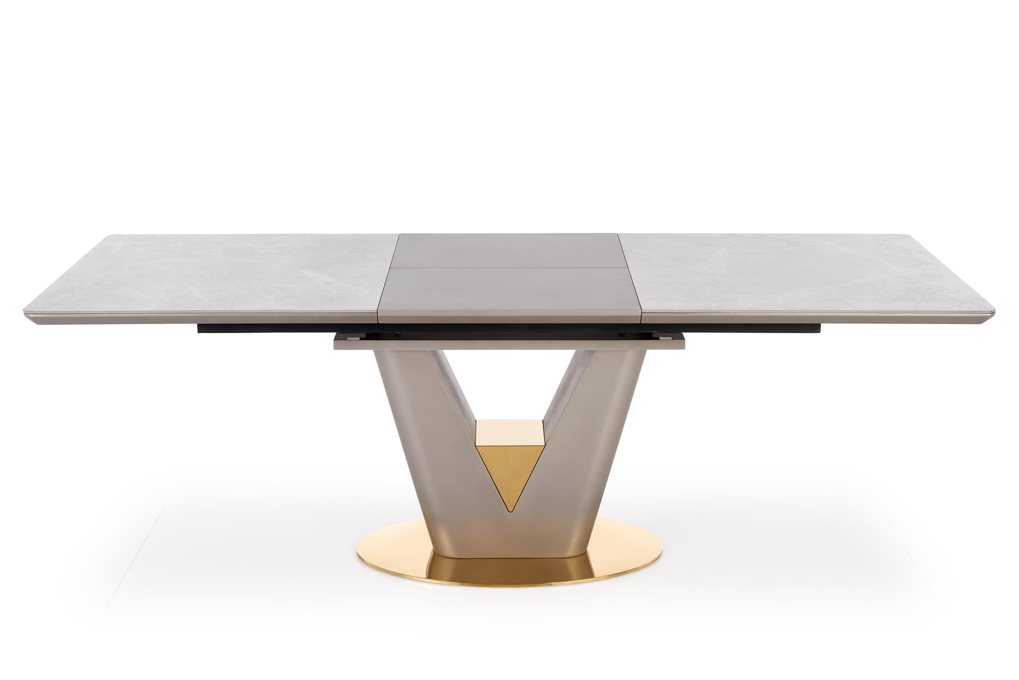 VALENTINO Stůl rozkládací jasný popel/Žlutý valentino stůl rozkládací jasný popel/Žlutý
