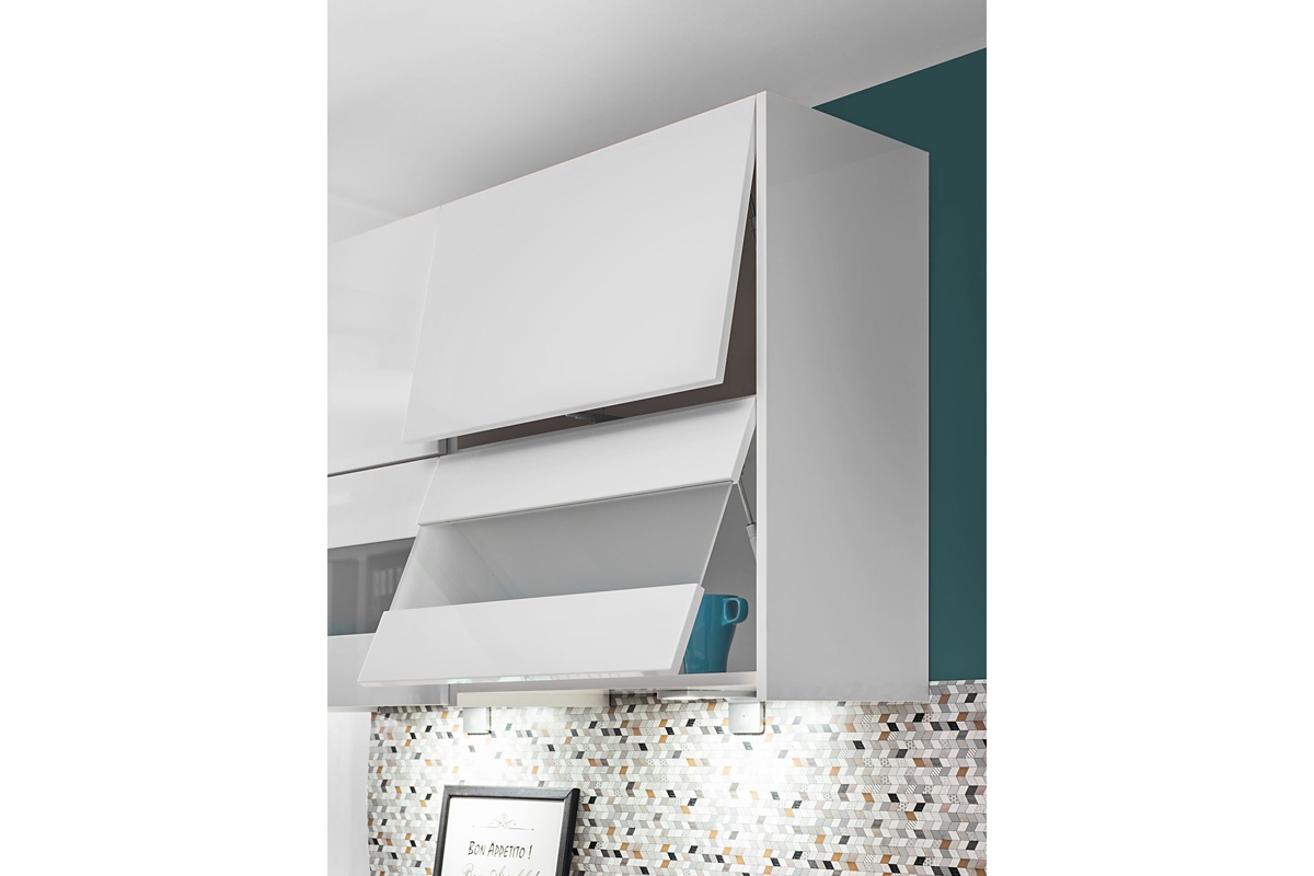 Závěsná vitrína Vella WWPO 8/72 s výklopnými dvířky Vitrína závěsná vella 