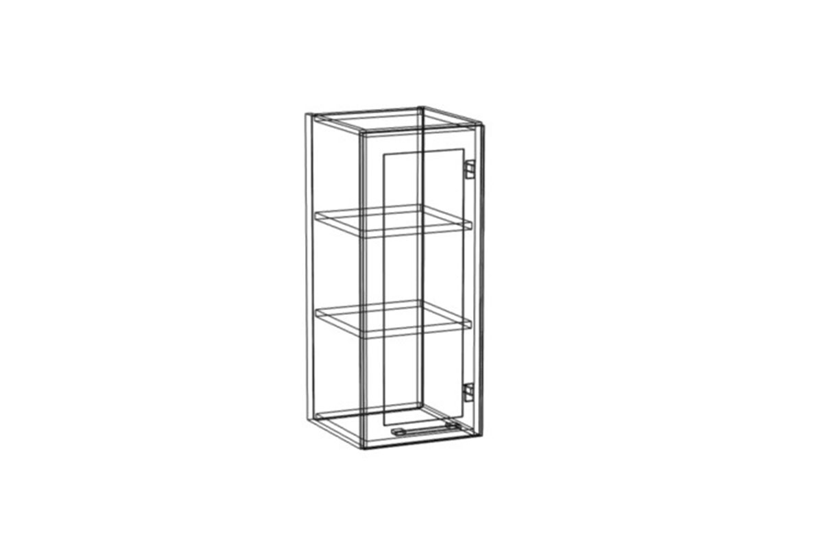Závěsná jednodveřová skříňka Navia W3/72 Navia W3/72 - wnetrze Skříňky