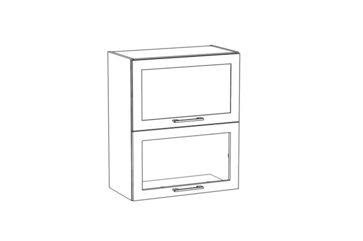 Vysoká závěsná kuchyňská skříňka s prosklením Navia WWPO 6/72 Standard Navia WWPO 6/72 Standard - Skříňka kuchyňská závěsná vysoká z przeszkleniem