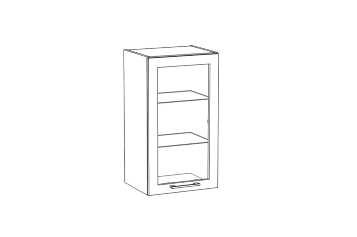 Navia WW 4/72 - závesná skrinka jednodverová s presklením Navia WW 4/72 - závesná skrinka jednodverová s presklením