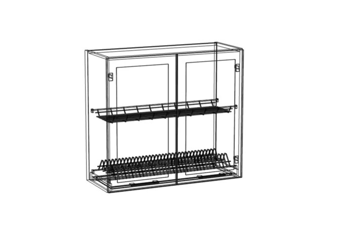 Kuchyňská skříňka s odkapávačem Navia WS 8/72 Navia WS 8/72 - wnetrze Skříňky