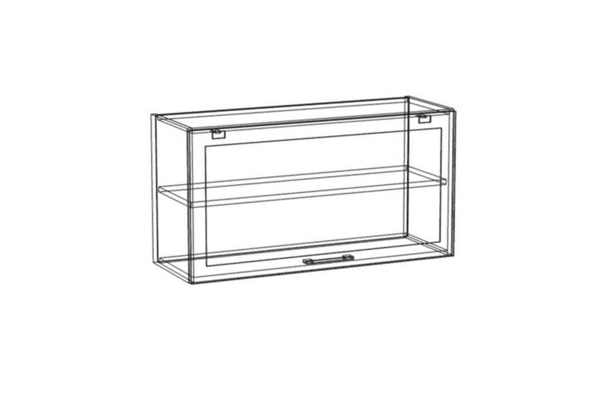 Navia WO 9/47 BLUM HK -XS - závesná kuchynská skrinka Navia WO 9/47 BLUM HK-XS - vnútro Skrinky