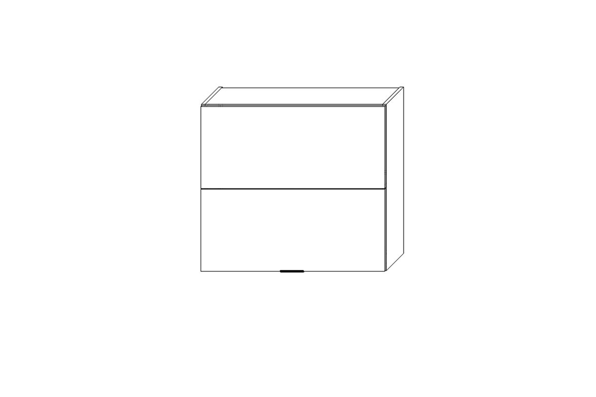 Vysoká závěsná kuchyňská skříňka Italia WPO 8/72 - systém BLUM HF Italia WPO 8/72 BLUM HF - Skříňka kuchyňská závěsná vysoká