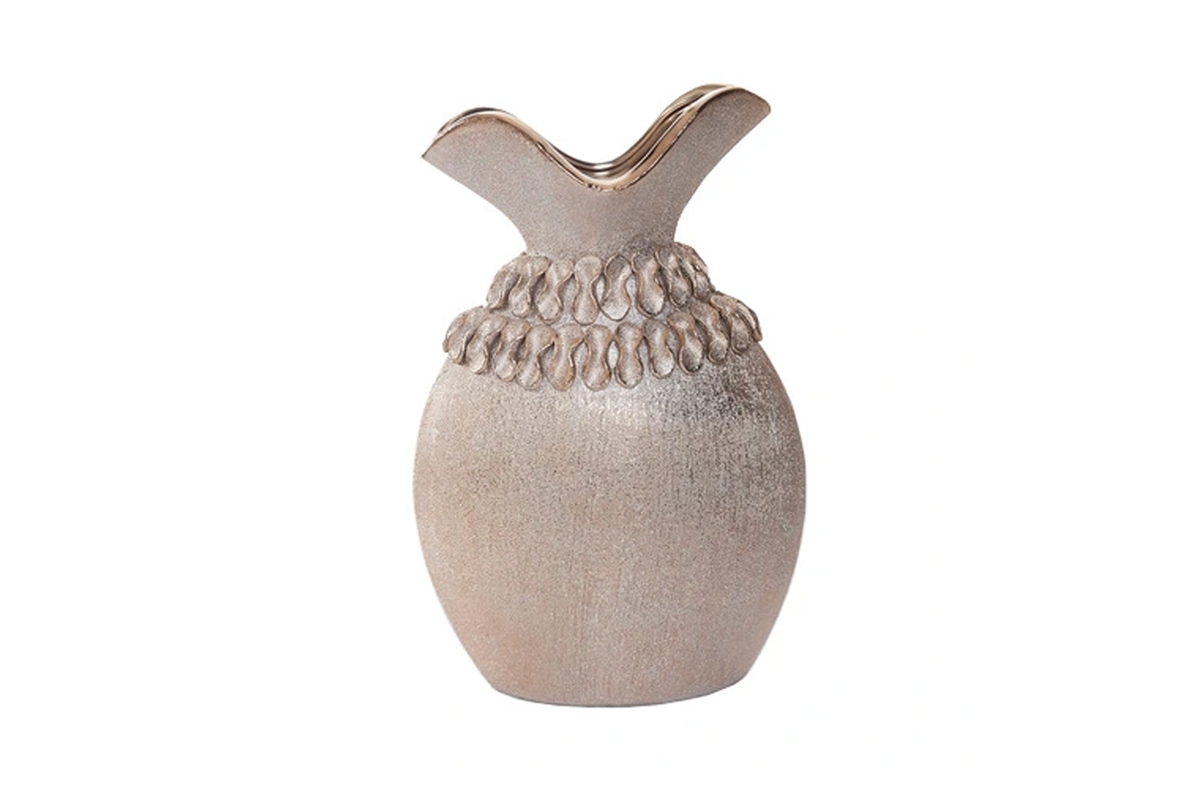 Dekoratívna váza Celebre 01 Zlatá Keramická váza 