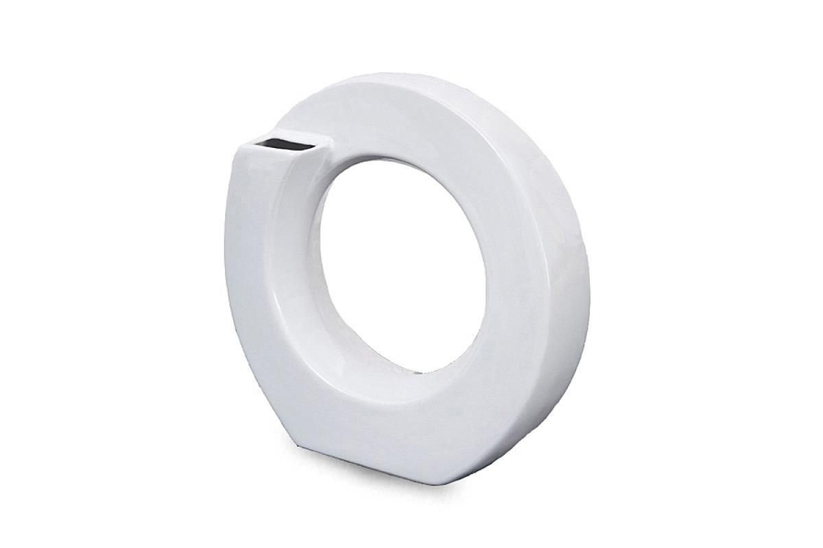 Dekoratívna váza ARO 2 - biela Dekoratívna váza ARKOS Biely