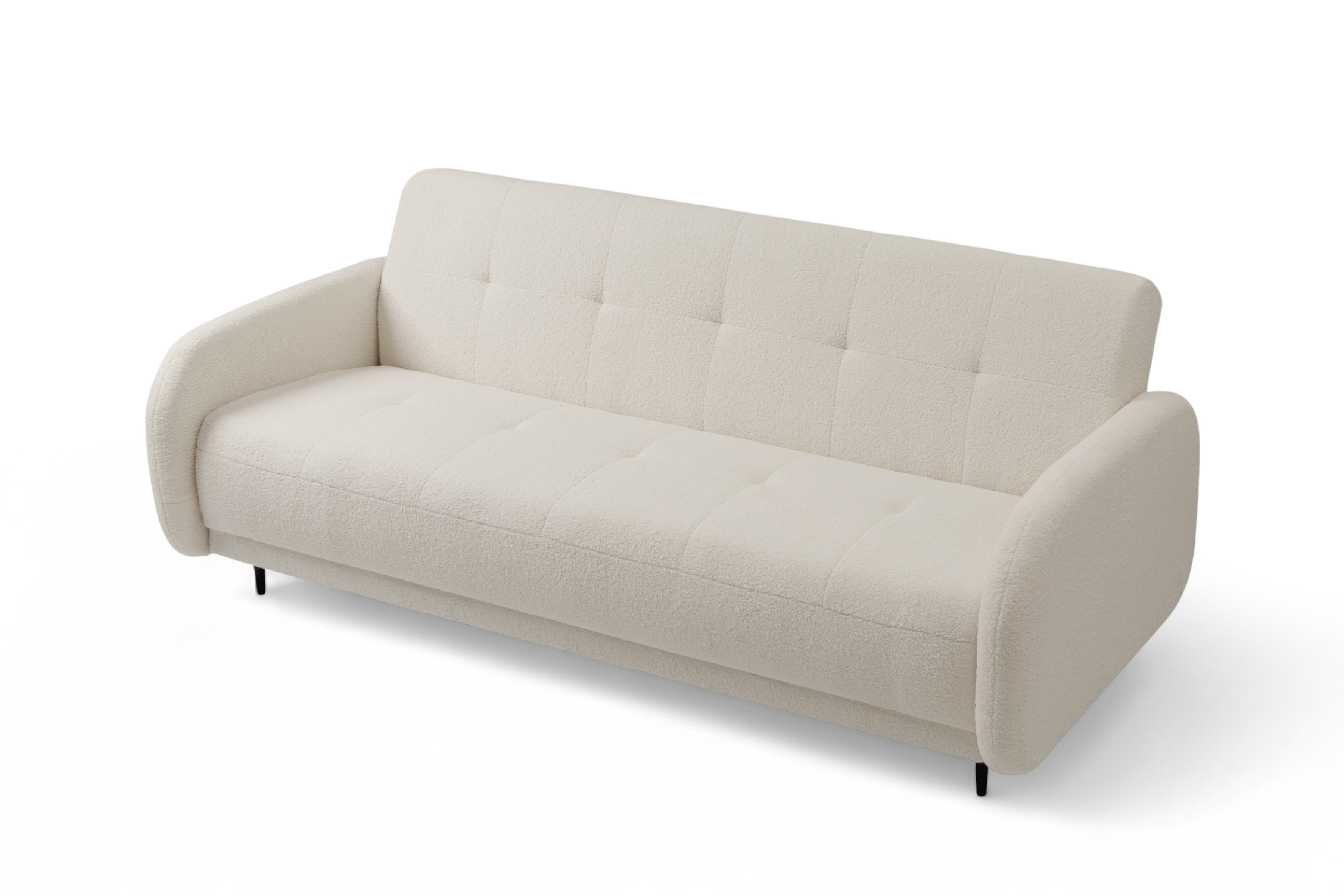 Rozkládací pohovka Linda - béžová Lambi 8 Pohovka Linda rozkladana pro obývacího pokoje - béžová boucle Lambi 8