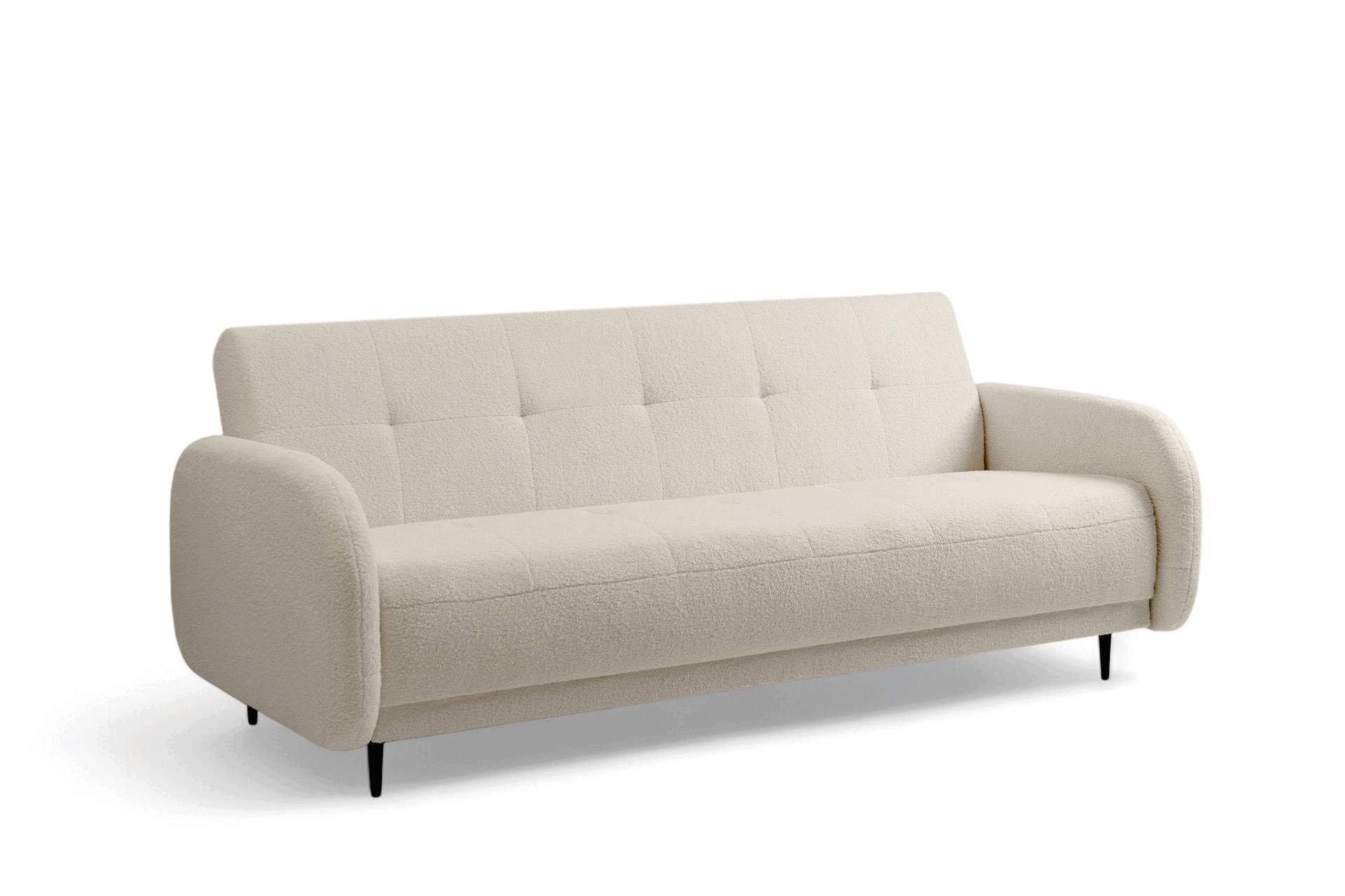 Rozkládací pohovka Linda - béžová Lambi 8 Pohovka Linda rozkladana pro obývacího pokoje - béžová boucle Lambi 8