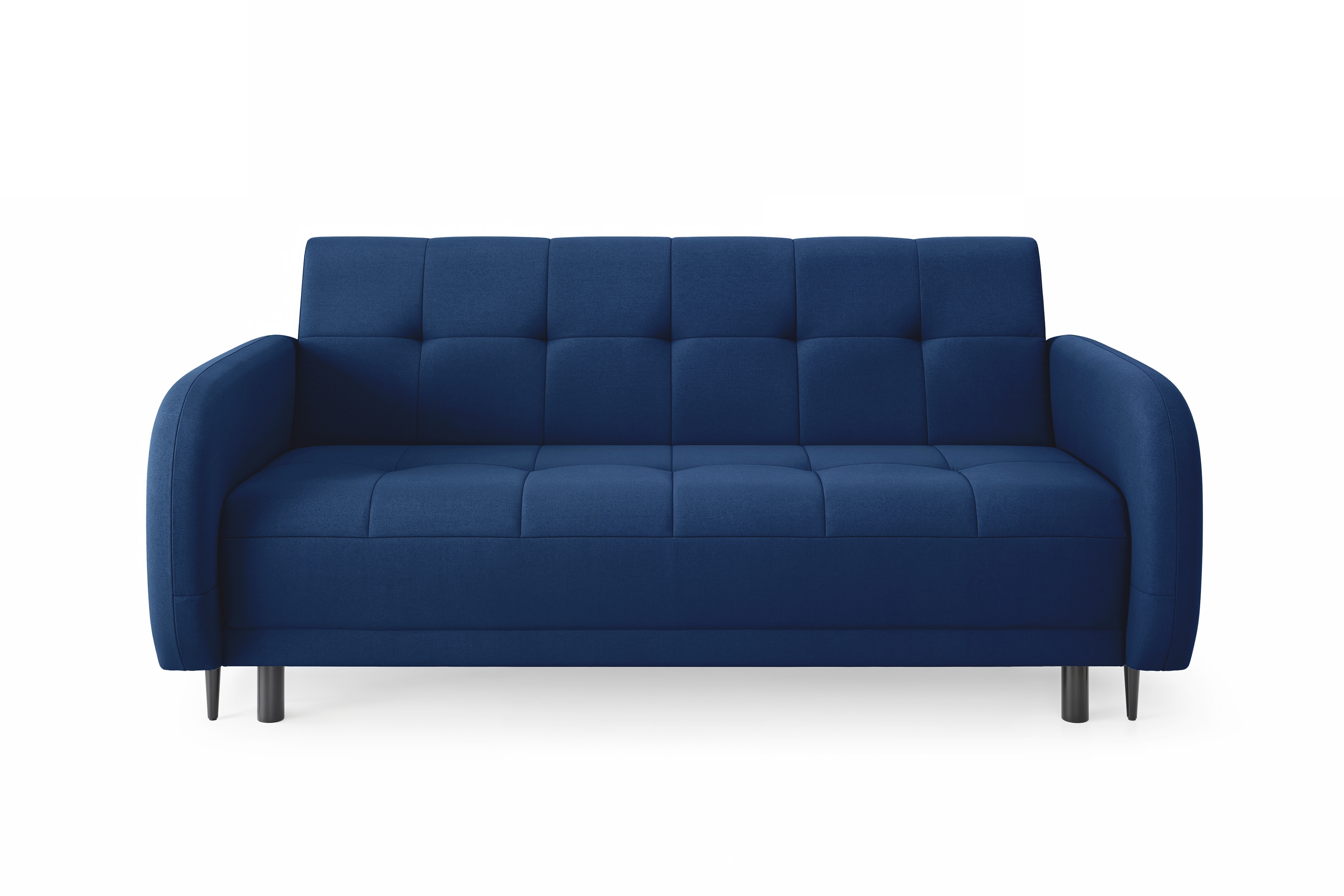 Rozkládací pohovka Linda - tmavě modrá Trinity 31 Pohovka Linda rozkladana pro obývacího pokoje - tmavě modrá welwet Trinity 31