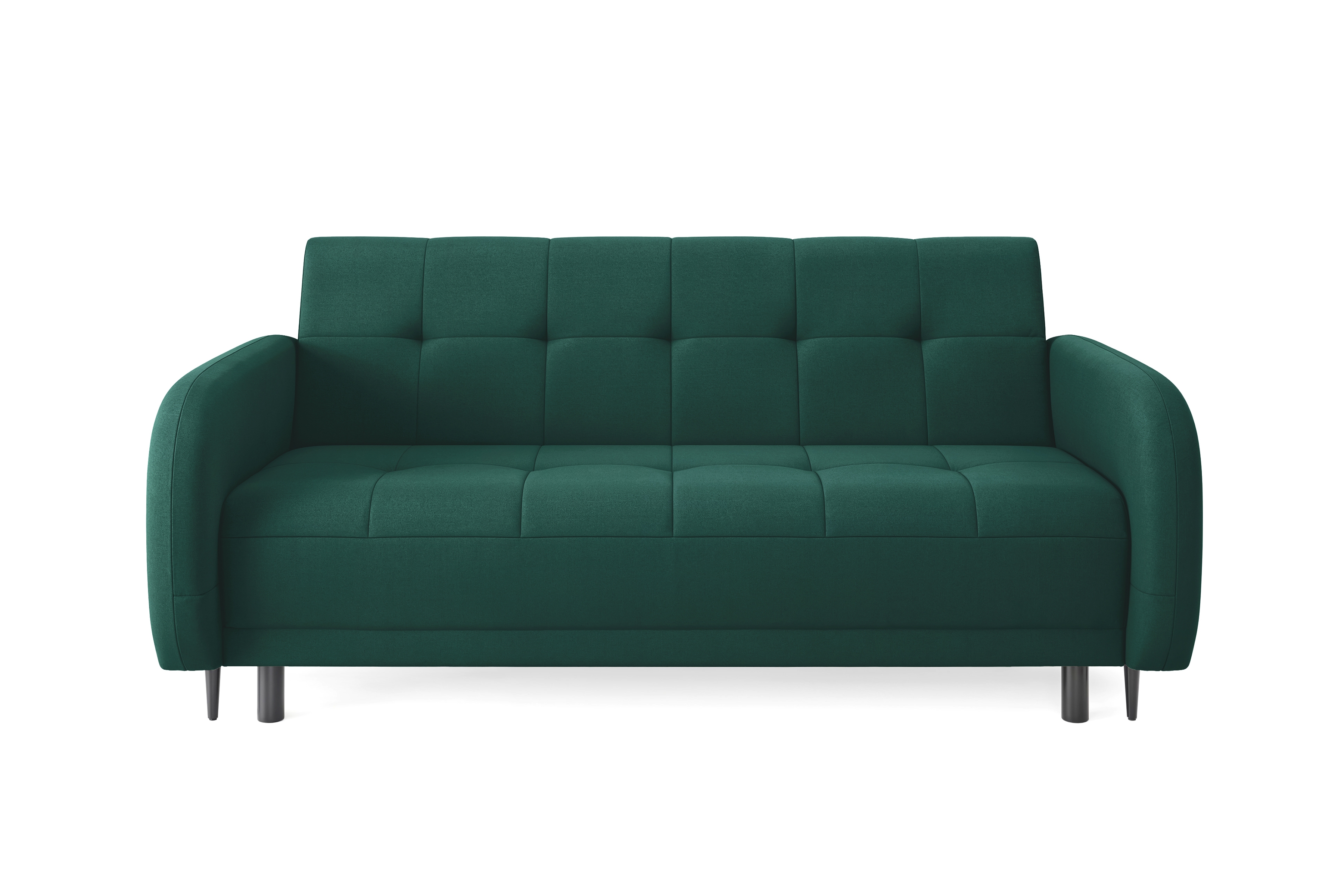 Rozkládací pohovka Linda - zelená Trinity 28 Pohovka Linda rozkladana pro obývacího pokoje - zelená welwet Trinity 28