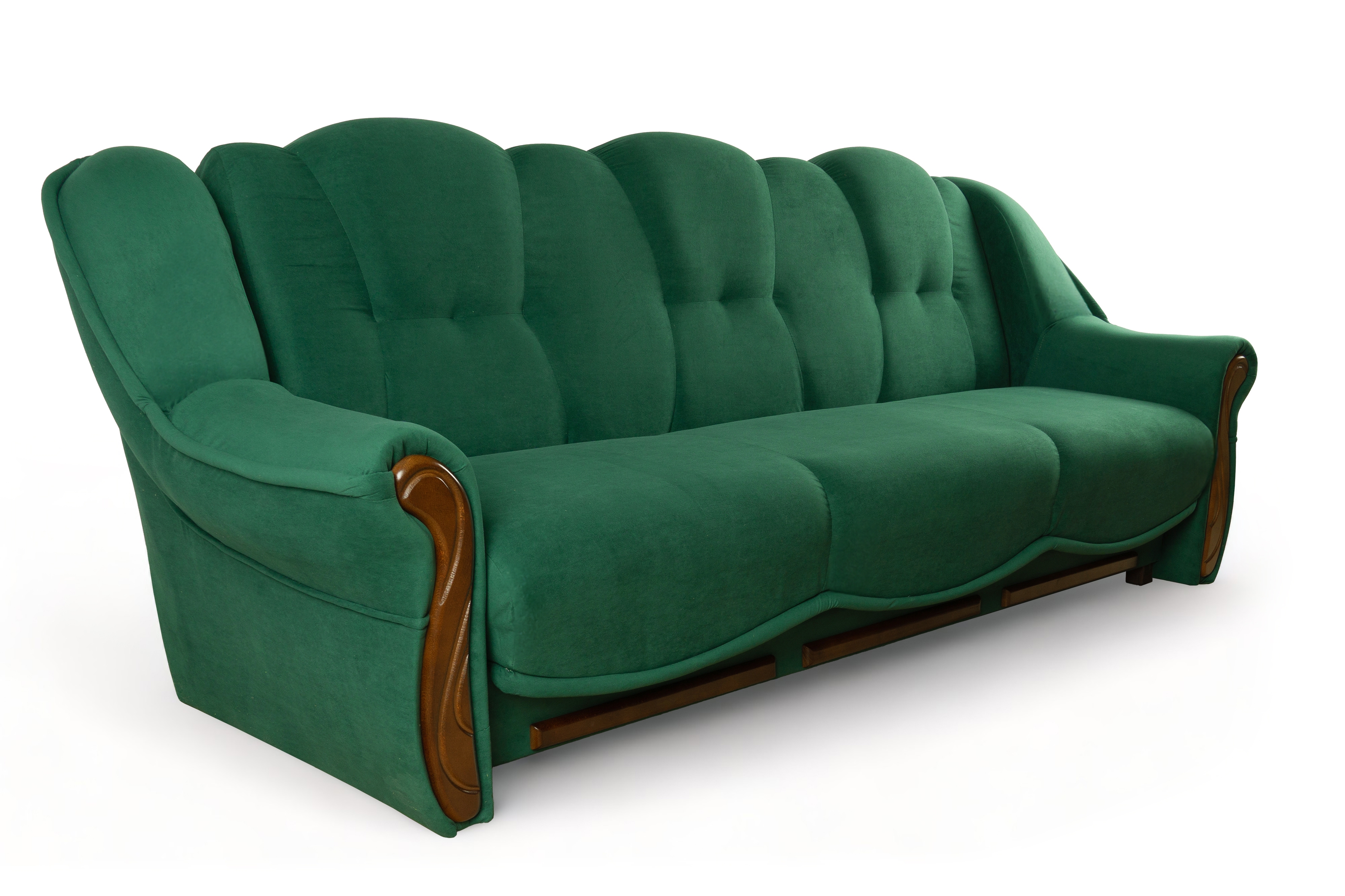 Rozkladacia pohovka Walker - 230 cm Pohovka rozkladana do obývacej izby Walker - látka Uttario Velvet 2951, tmavý Rustikálny