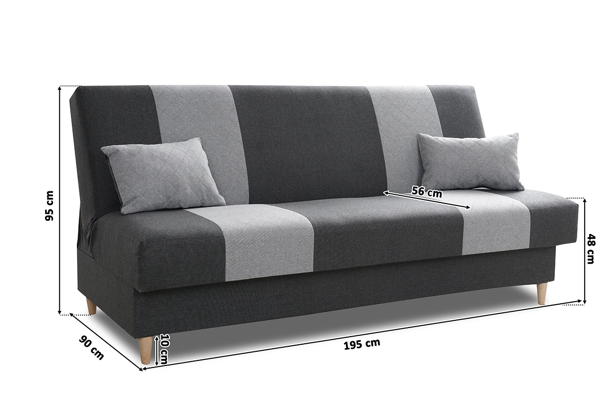 Rozkladacia pohovka Elsa Rozkladacia pohovka Elsa - rozmery