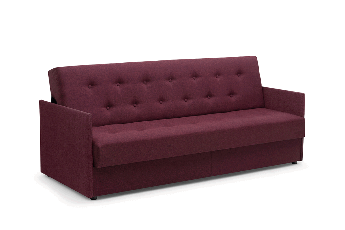 Pohovka Prosta s prošíváním - tapicerované boky Pohovka rozkladana Prosta došívaná - Boky čalouněné 