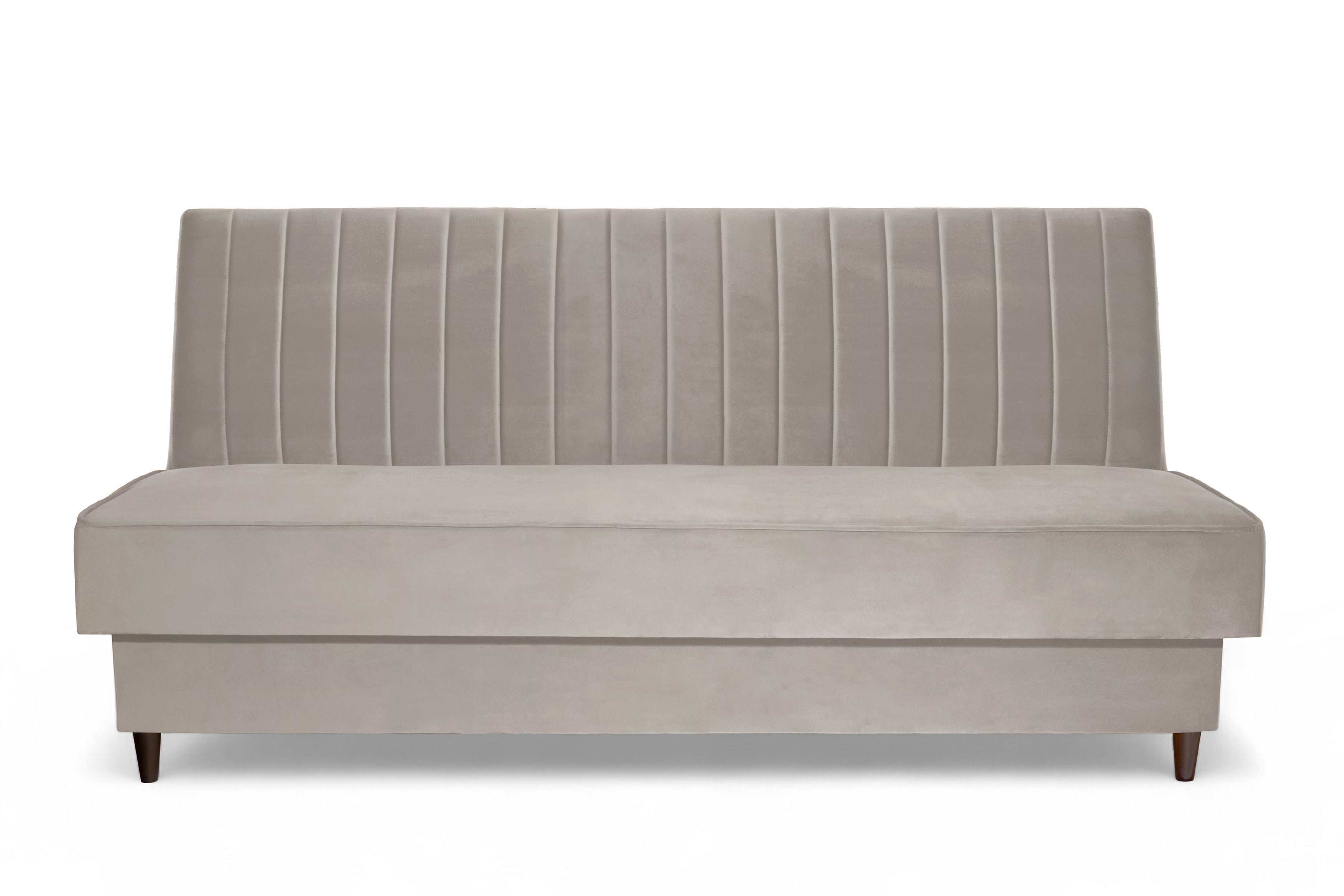 Rozkladacia pohovka Vigo s úložným priestorom – béžový zamat Paros 2 Pohovka Vigo rozkladana S vnútorným úložným priestorom- béžový velúr Paros 2