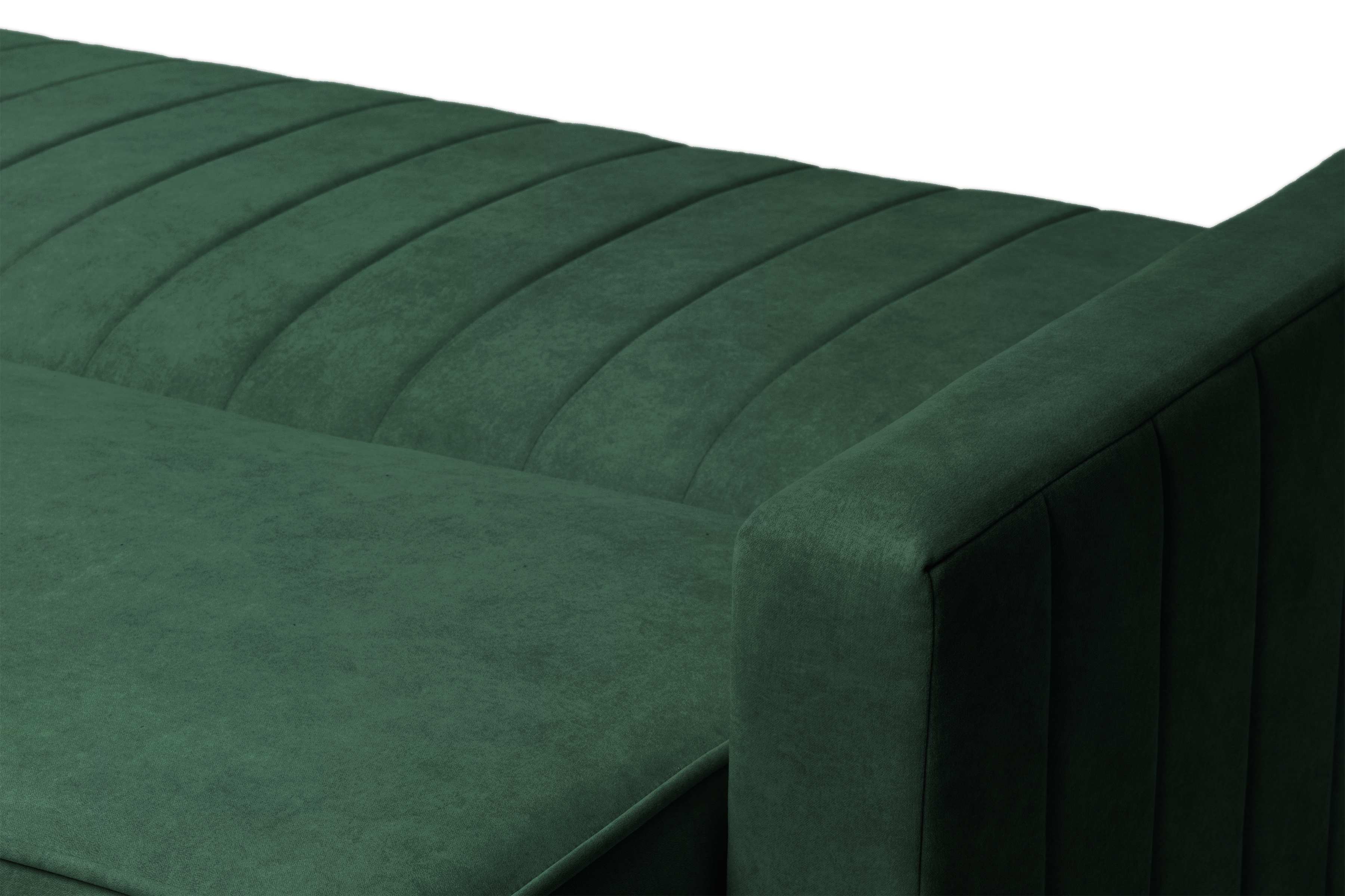 Rozkládací pohovka Wars - zelený samet Kronos 14 / nožky buk Pohovka Wars rozkládací - zelená samet Kronos 14 / buk 