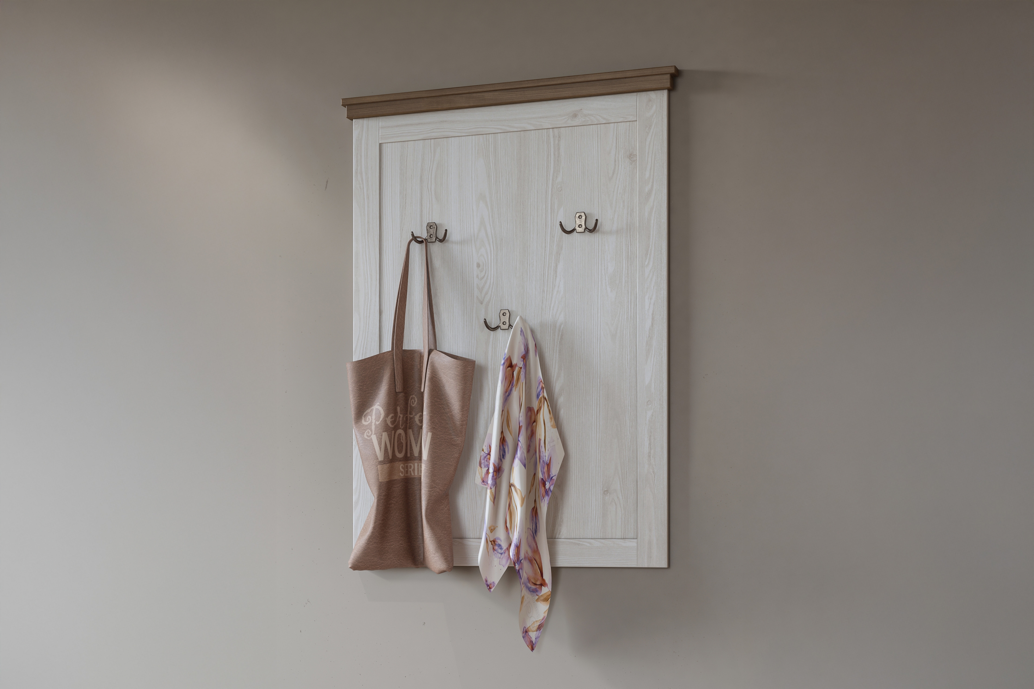 Vešiak do predsiene Evora 89 - 71 cm - abisko ash / Dub Lefkas Vešiak do predsienie Evora 89 - 71 cm - abisko ash / Dub Lefkas