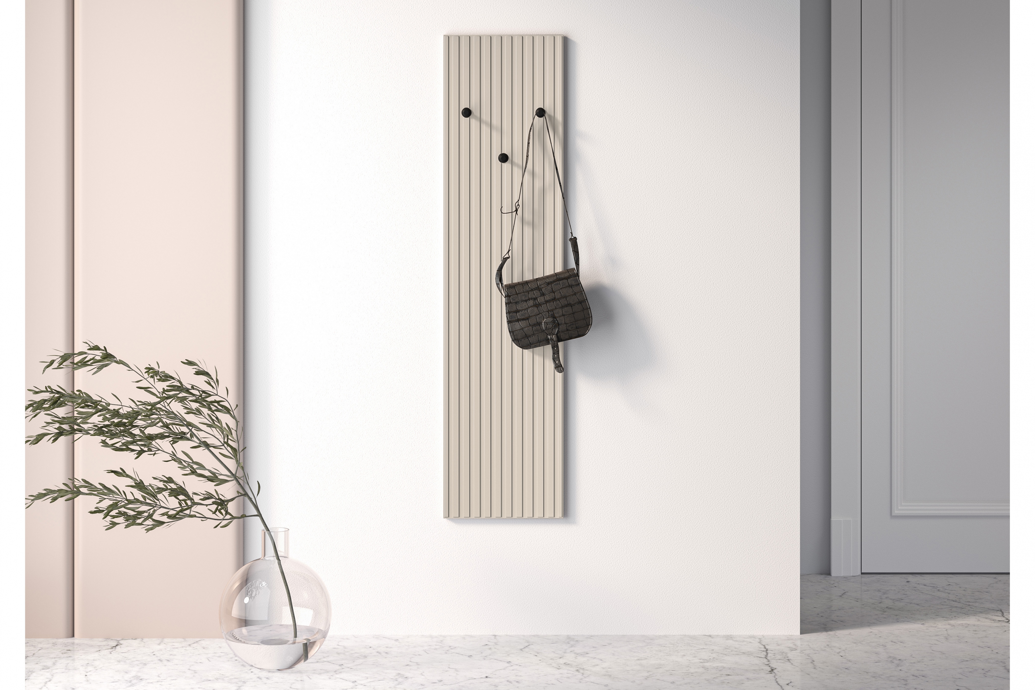 Předsíňový věšák Jamuzi 34 cm - kašmír Věšák do předsíně Jamuzi 17 - 34 cm - kašmír