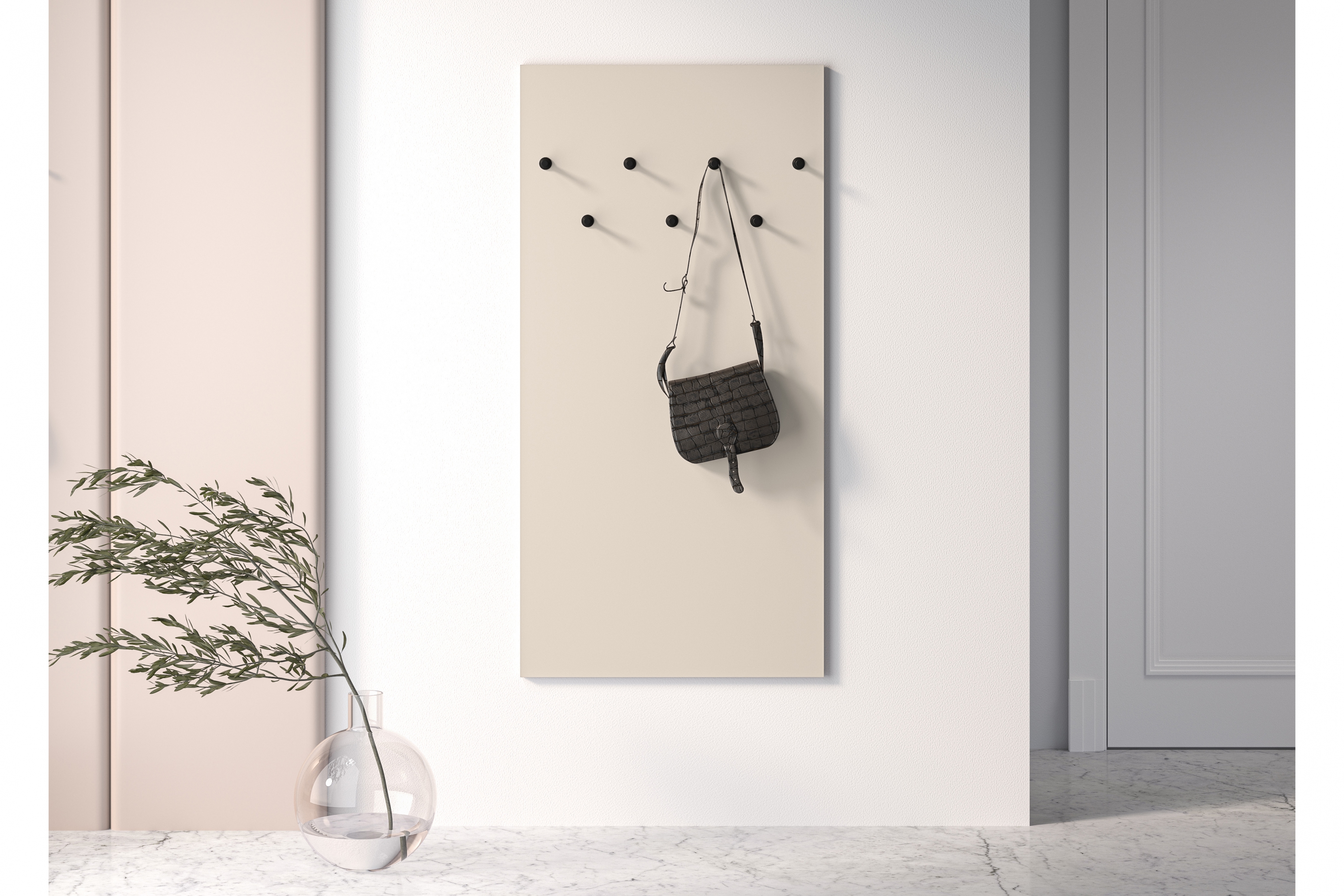 Předsíňový věšák Jamuzi 68 cm - kašmír Věšák do předsíně Jamuzi 19 - 68 cm - kašmír