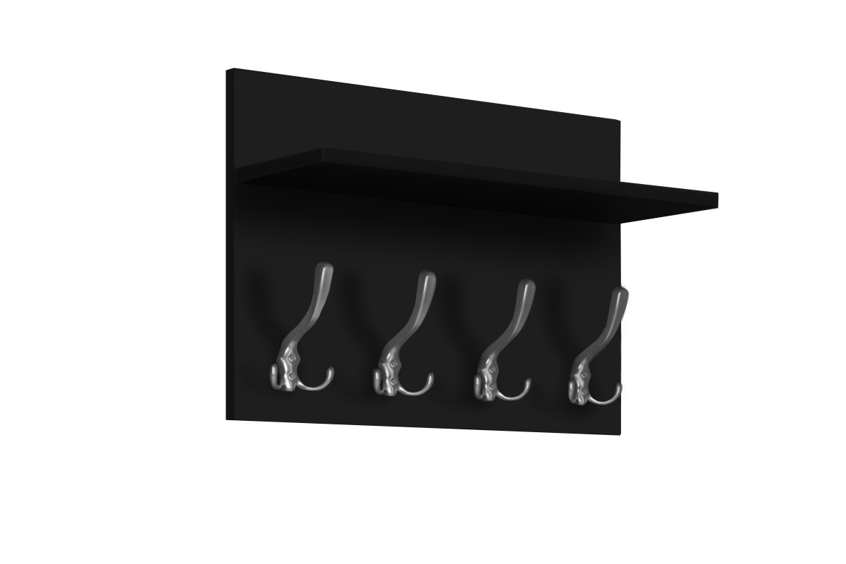 Vešiak na oblečenie Keri 7 Čierny Vešiak 