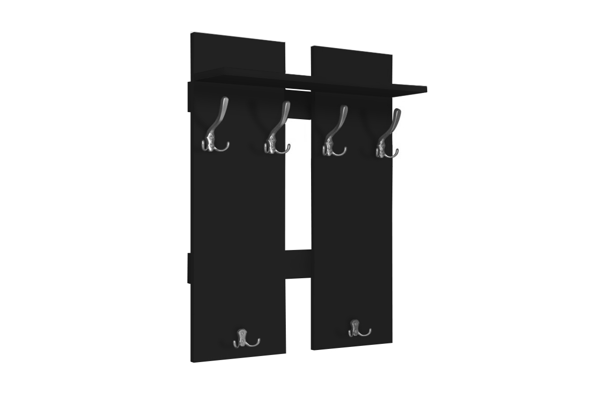 Vešiak na oblečenie Keri 8 Čierny Vešiak 