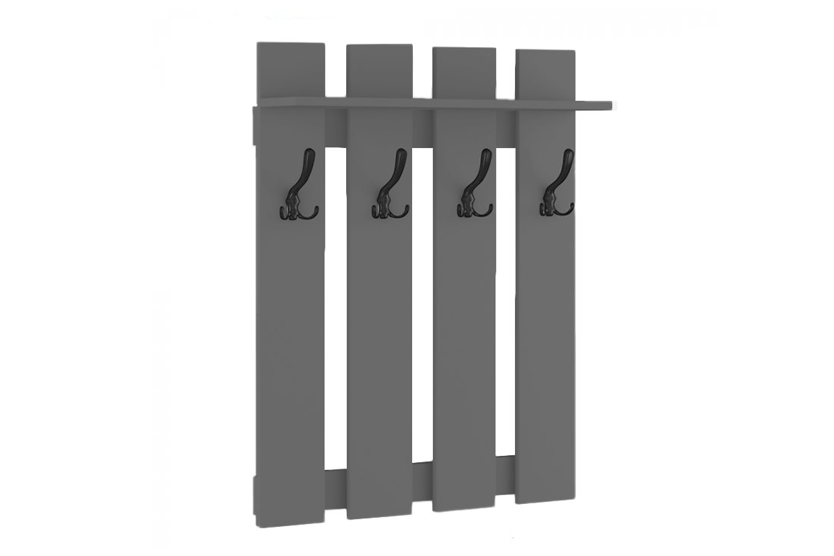 Vešiak na oblečenie Keri 15 šedý Vešiak 