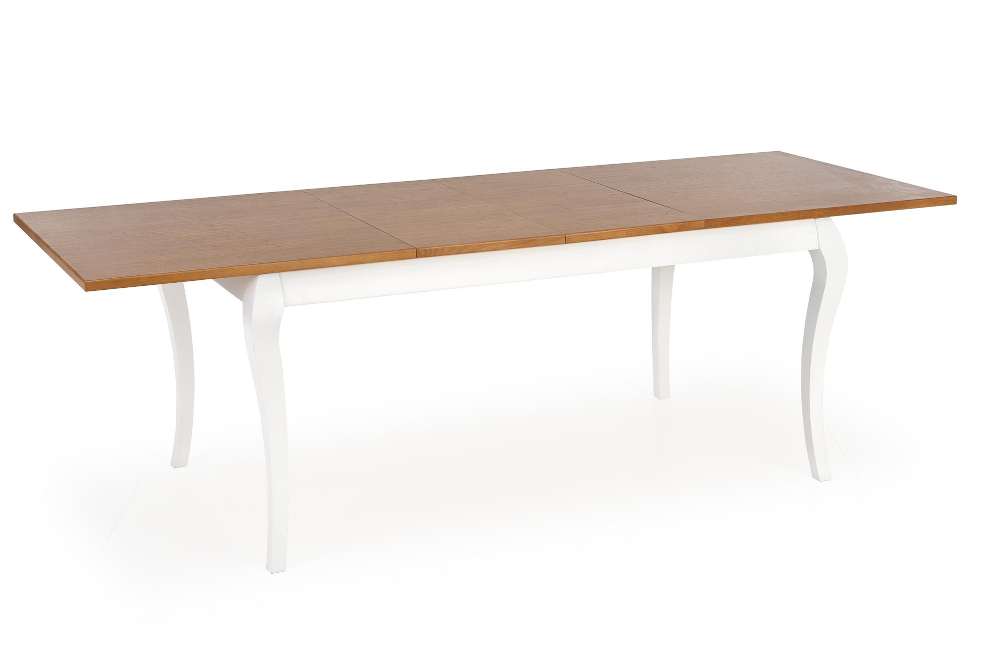 WINDSOR Stůl rozkládací 160-240x90x76 cm Barva tmavý Dub/Bílý (2p=1szt) windsor stůl rozkládací 160-240x90x76 cm Barva tmavý Dub/Bílý