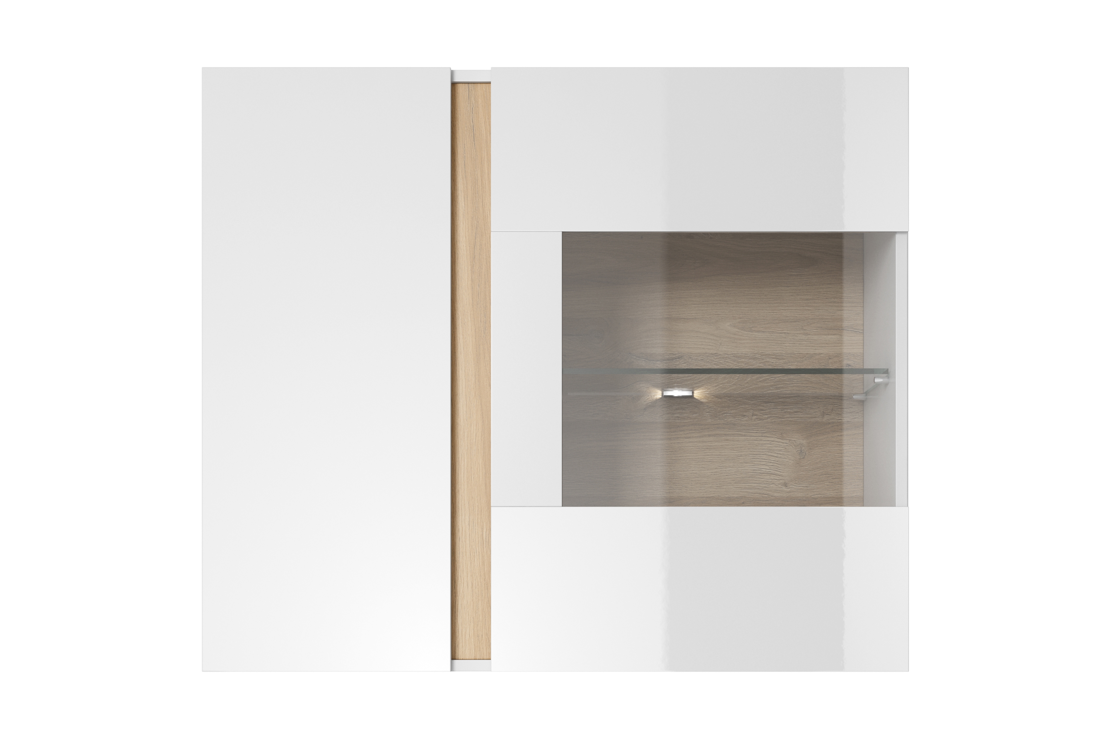 Závesná Vitrína Arcano 96 cm - biely/Dub grandson závesná Vitrína Arcano 96 cm - Biely/Dub grandson