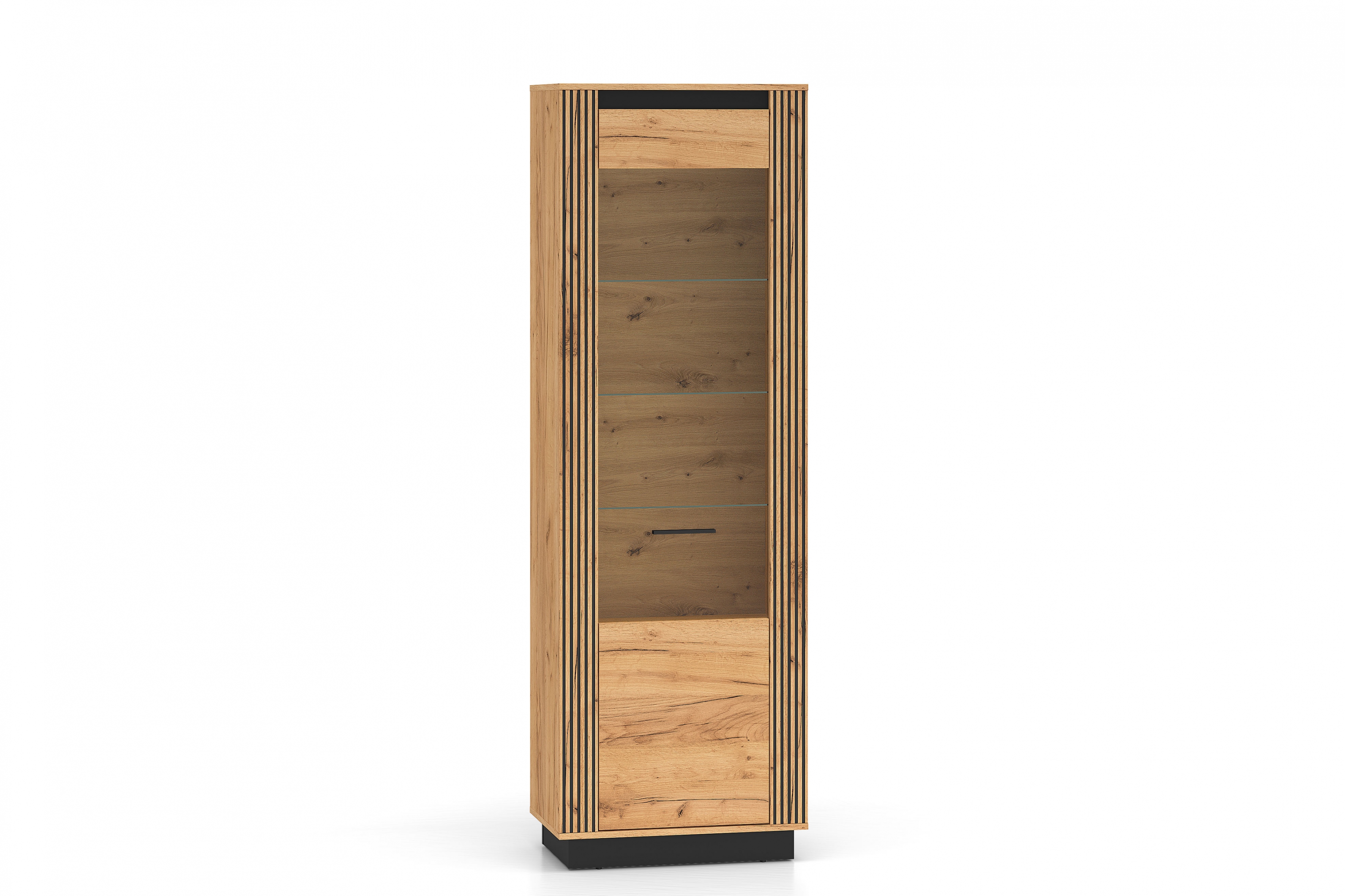 Vitrína Clawi 65 cm - dub craft zlatý / černá Vitrína Clawi 04 - 65 cm - dub craft zlatá / černá