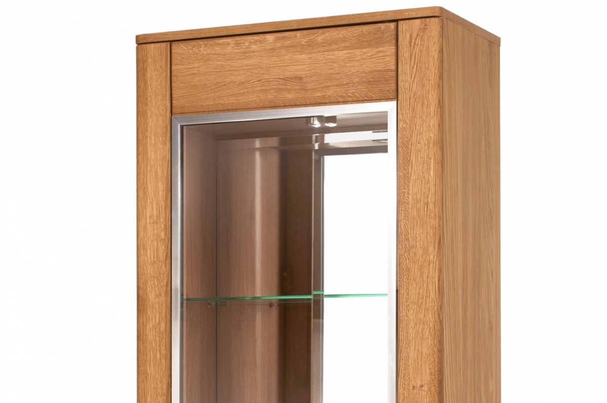 Vitrína Latina 10 70 cm levá - dub medový Vitrína dřevěná Latina 10 Levá 70 cm - dub medová