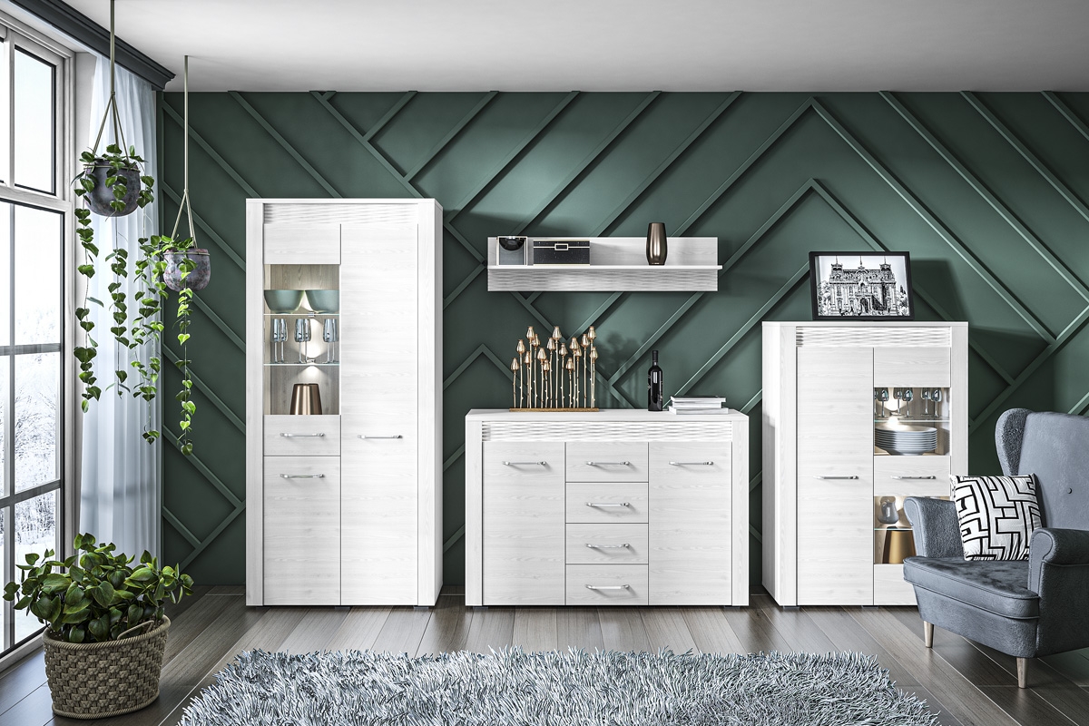 Dvoudveřová vitrína Toneza 05 model Clermont 05