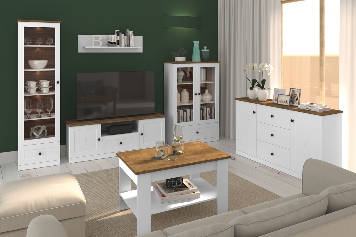 Dvoudveřová vitrína Mirani 05 Vitrína do jídelny