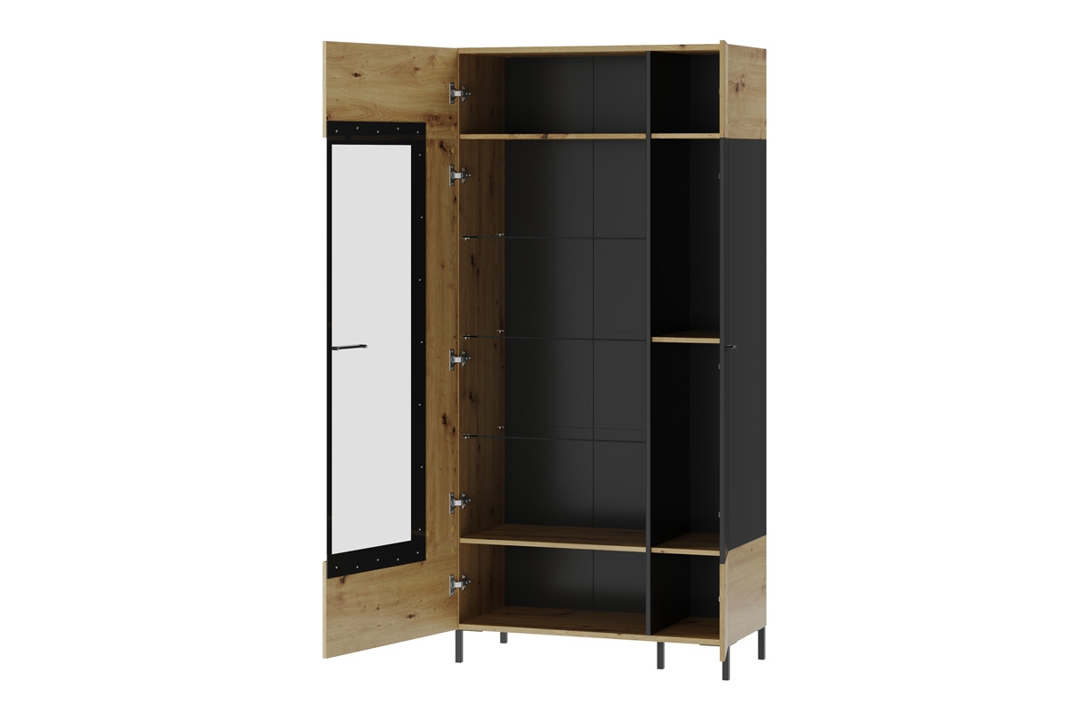 Dvoudveřová vitrína Lucas 12 Vitrína dvoudveřová