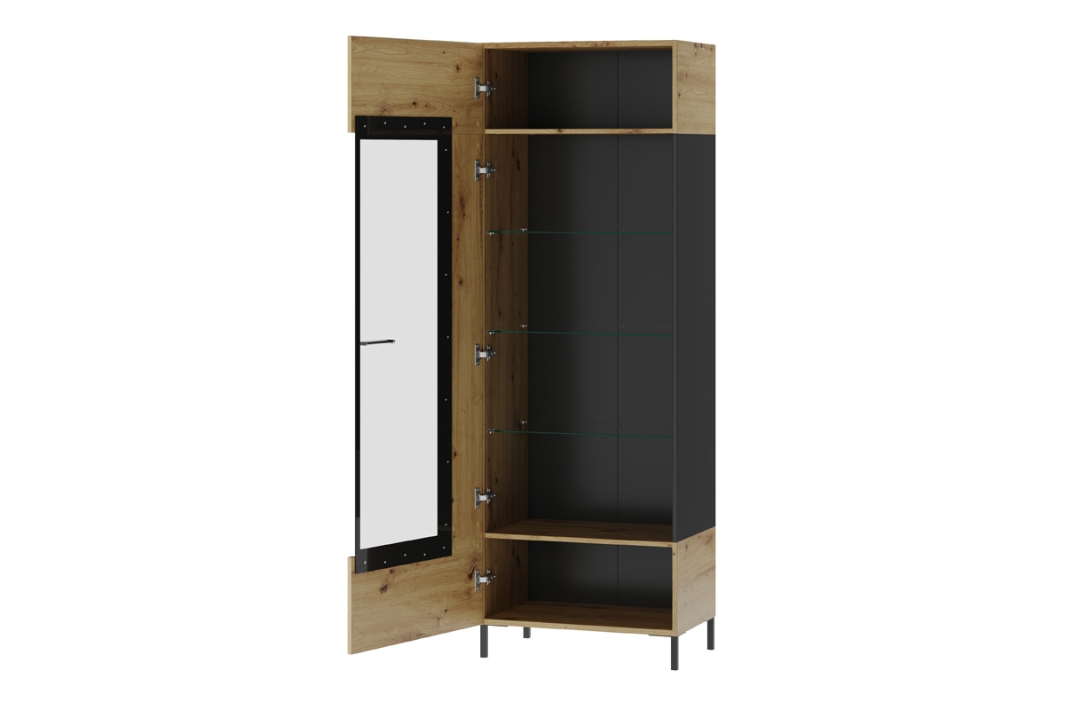 Vitrína jednodverová Lucas 10 Vitrína presklená