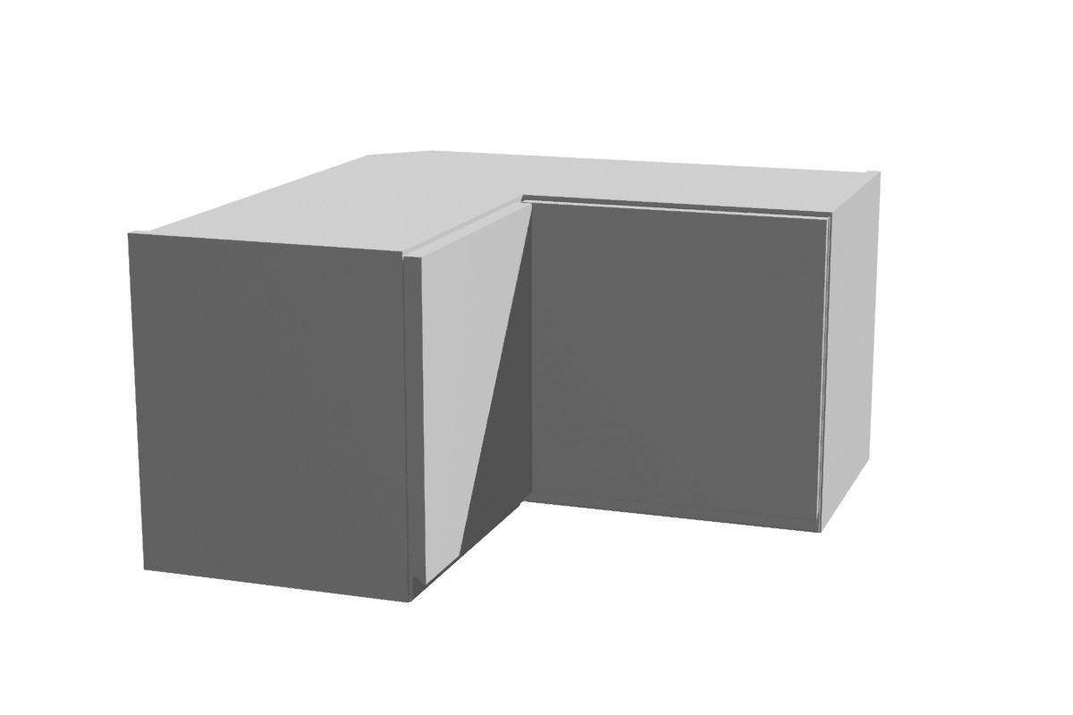 Rohová závěsná skříňka Lamja WNPP 65/65/36 Lamja WNPP 65/65/36 - Skříňka závěsná rohová