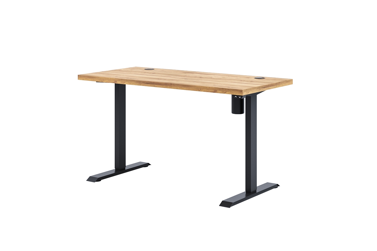 Výškově nastavitelný stůl Elir 135 cm - zlatý dub craft psací stůl elektryczne Elir z regulacja wsokosci 135 cm - Podstavec craft 