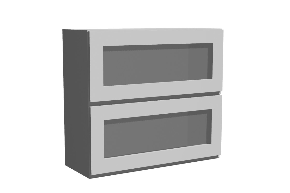 Závěsná vitrína Lamja WOW8/72 HKXS s písty Aventos Lamja WOW 8/72 HKXS - Skříňka witrynowa z podnosnikami Aventos