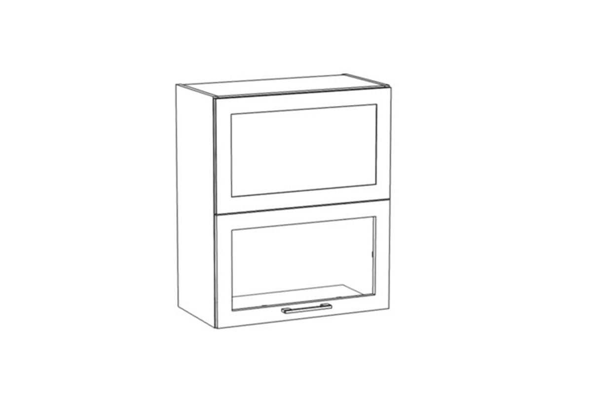 Vysoká závěsná kuchyňská skříňka s prosklením Navia WWPO 6/72 BLUM HF Navia WWPO 6/72 BLUM HF - Skříňka kuchyňská závěsná vysoká z przeszkleniem