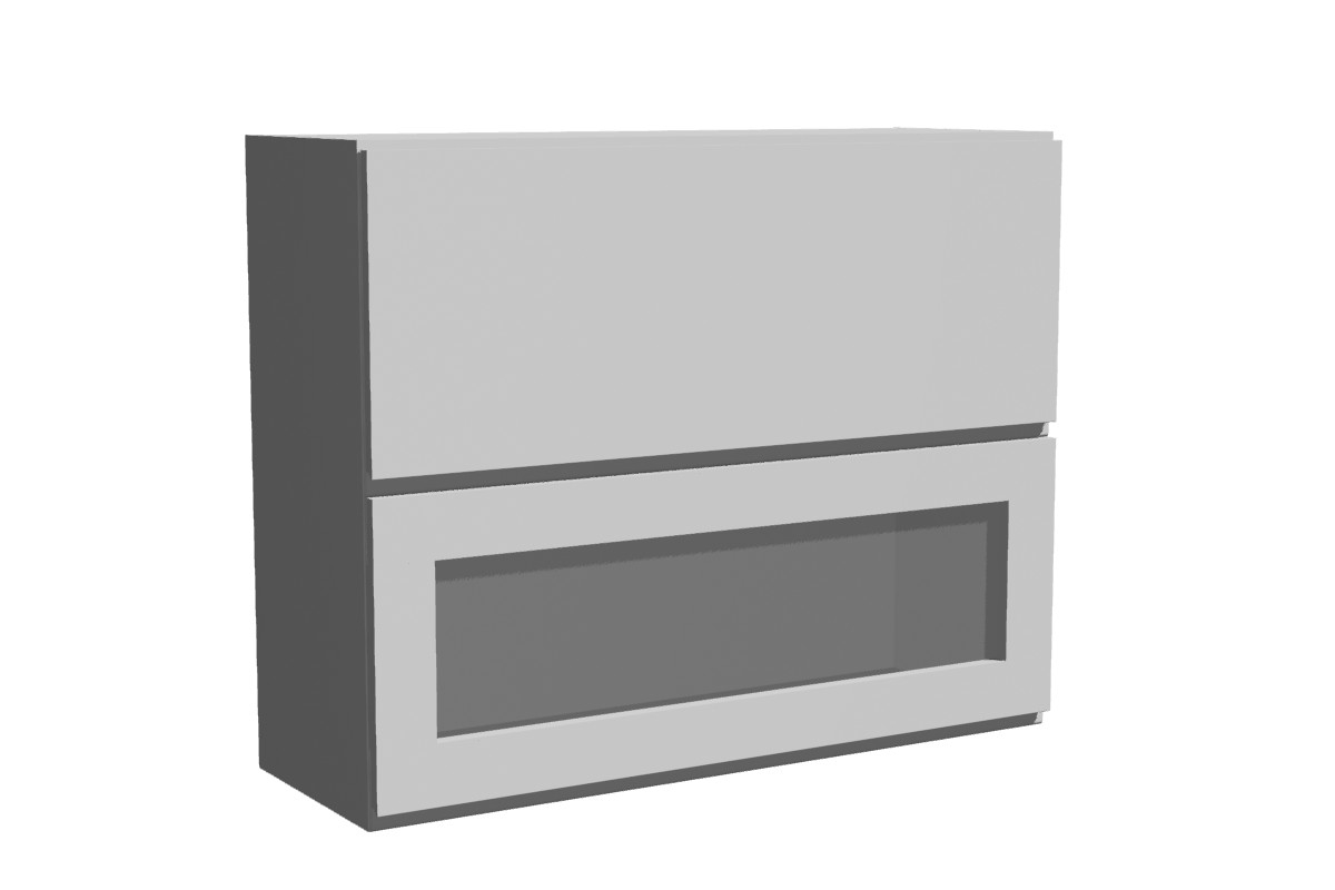 Závěsná vitrína Lamja WWPO9/72 HKXS s písty Aventos Lamja WWPO 9/72 HKXS - Skříňka witrynowa z podnosnikami Aventos