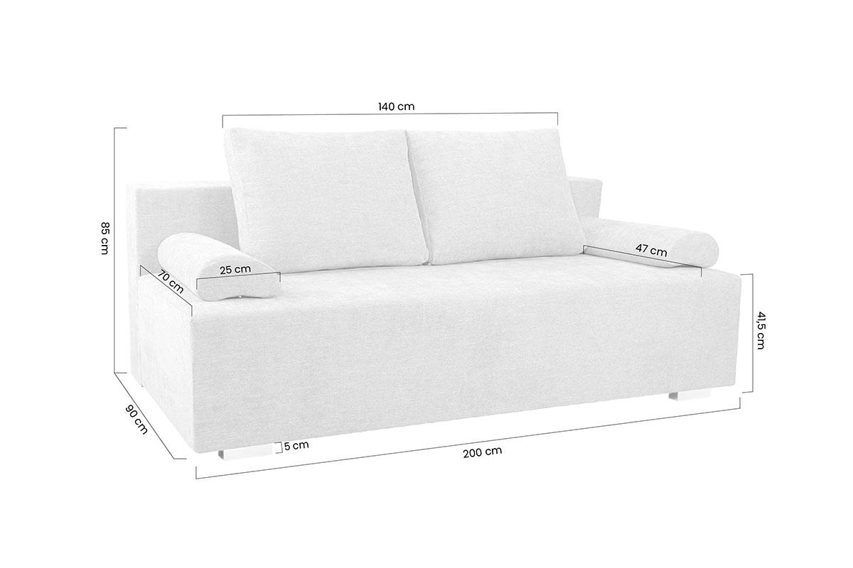 Rozkladacia pohovka Morena Pohovka rozkladana Morena - Rozmery