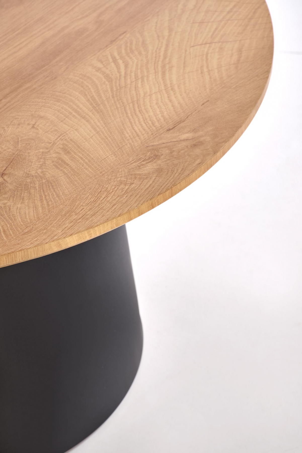 Sada konferenčných stolíkov Malomi - prírodný dekor / čierne nožičky Komplet law Malomi do obývacej izby - prírodné / Čierny