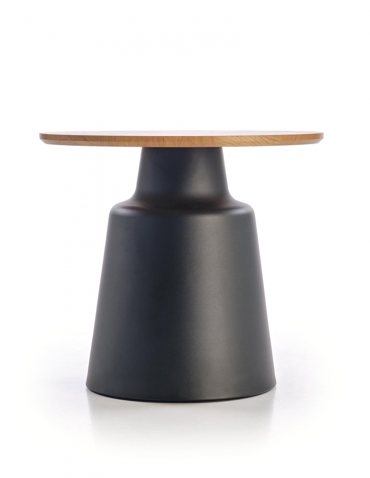 Sada konferenčných stolíkov Malomi - prírodný dekor / čierne nožičky Komplet law Malomi do obývacej izby - prírodné / Čierny