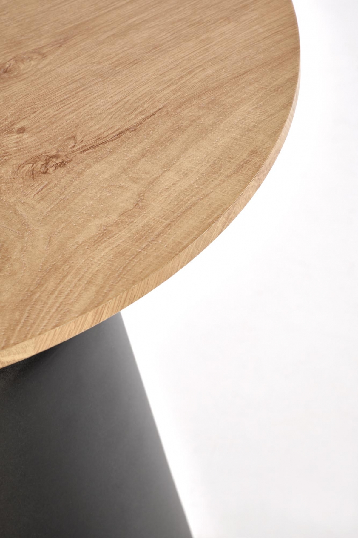 Sada konferenčných stolíkov Malomi - prírodný dekor / čierne nožičky Komplet law Malomi do obývacej izby - prírodné / Čierny