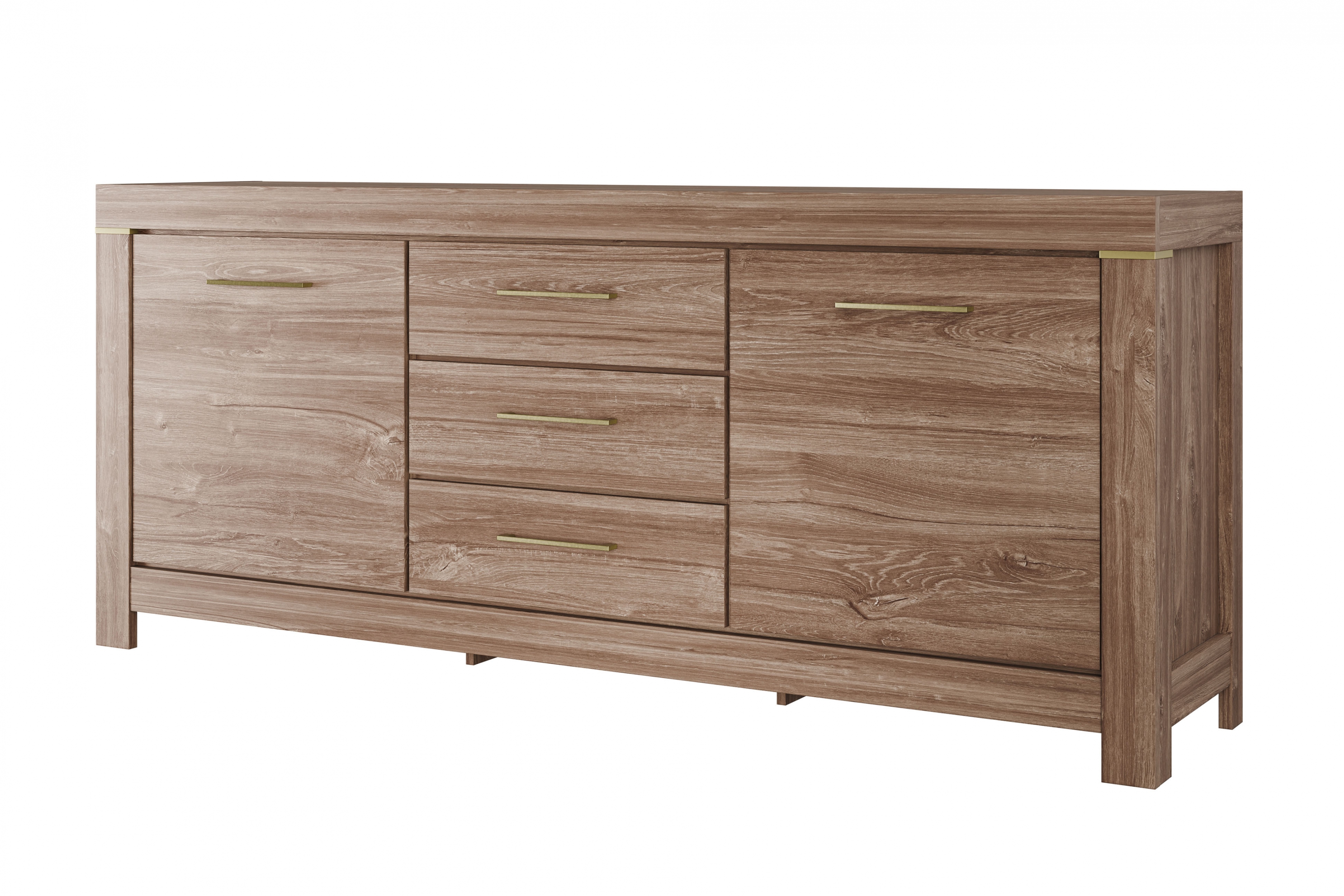 Kancelárska zostava German - Dub stirling Komplet nábytku biurowych German - Dub stirling