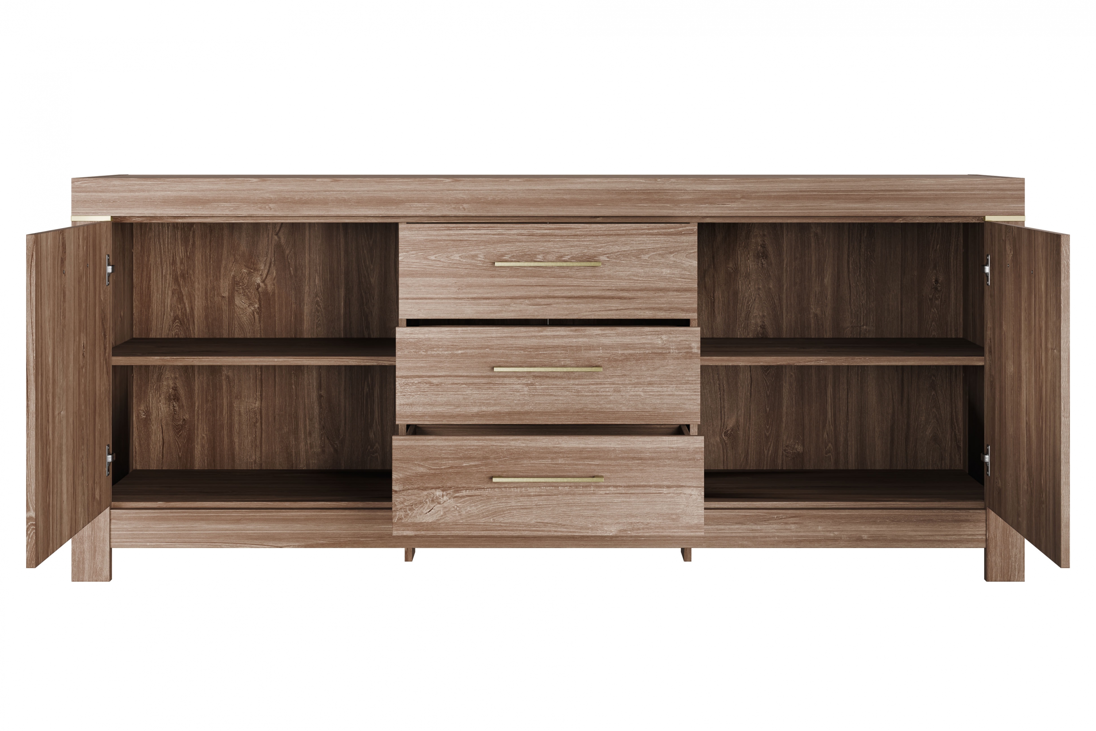 Kancelárska zostava German - Dub stirling Komplet nábytku biurowych German - Dub stirling