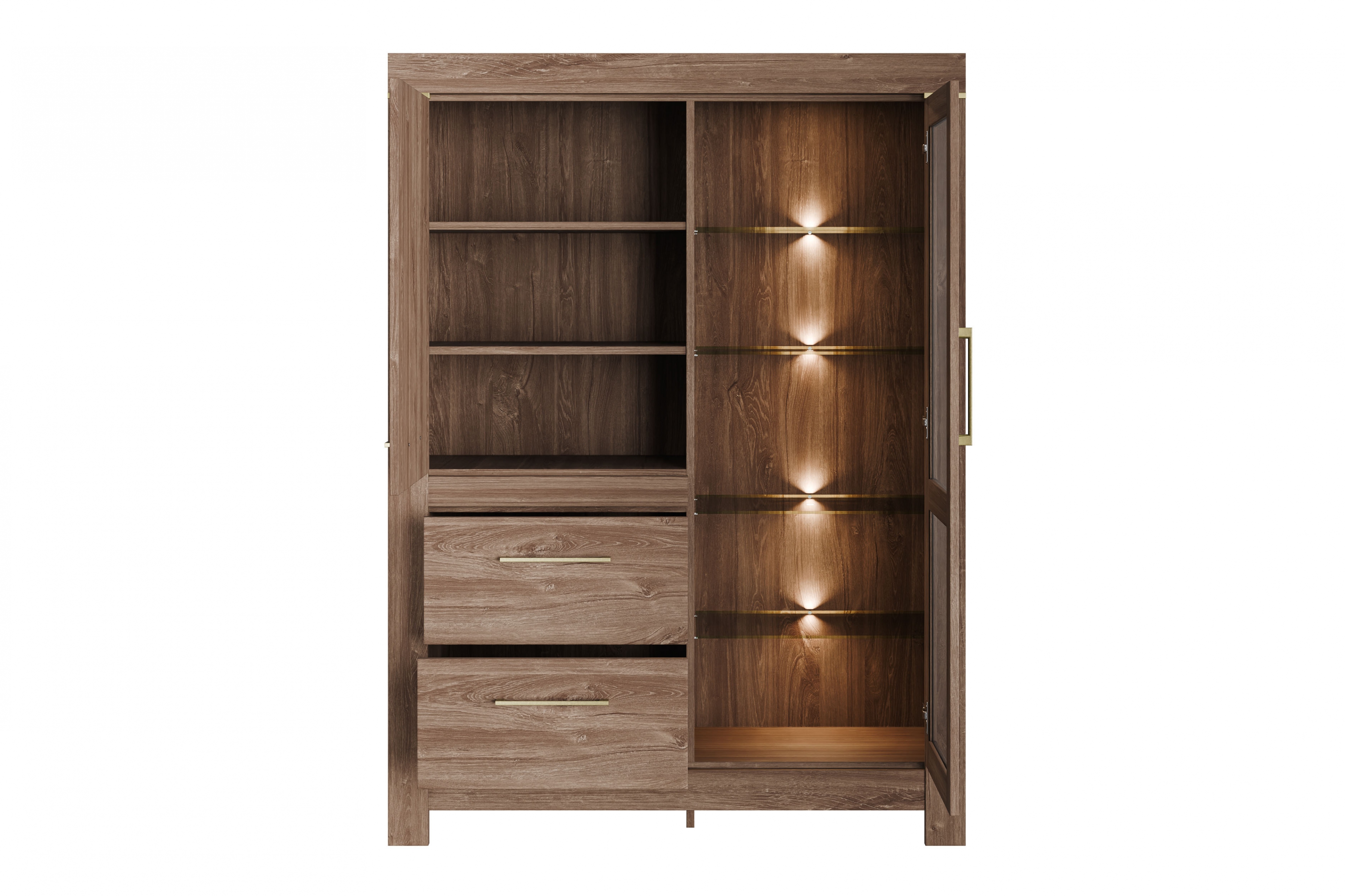 Kancelárska zostava German - Dub stirling Komplet nábytku biurowych German - Dub stirling