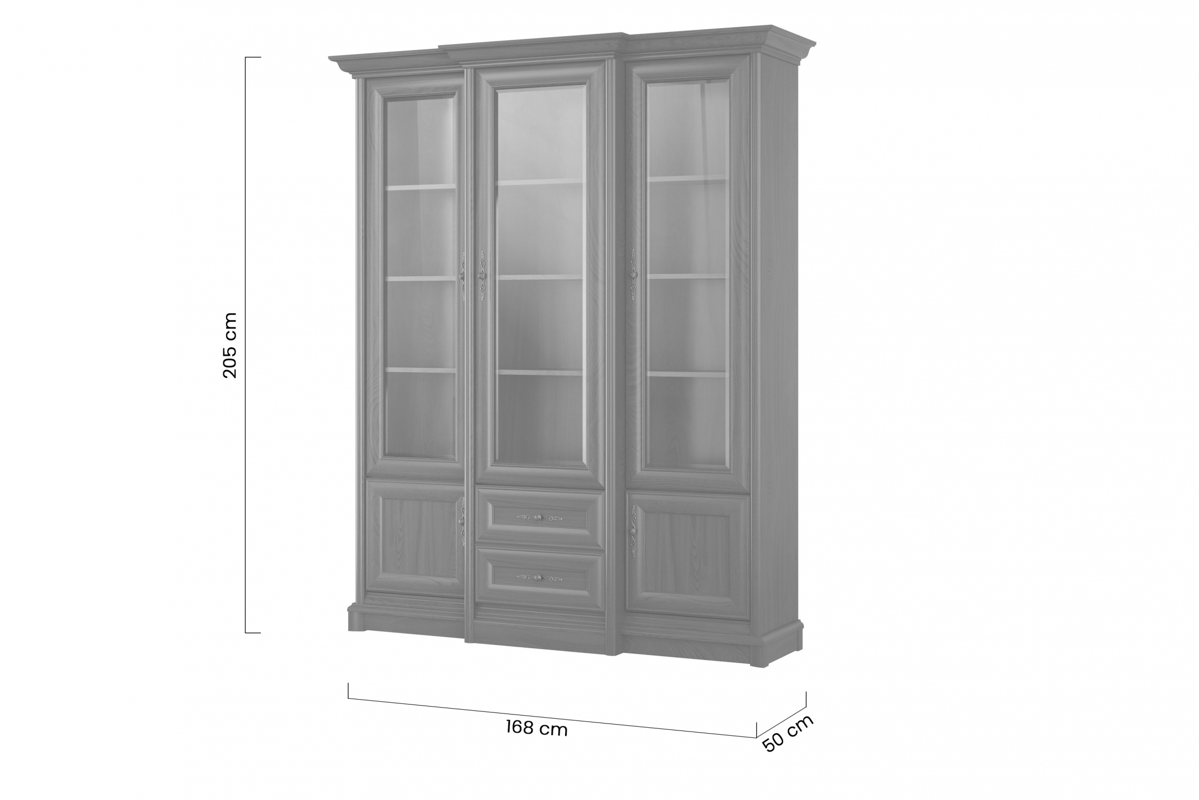 Kancelárska zostava Sonata - gaštan Komplet nábytku biurowych Sonata - gaštan szlachetny