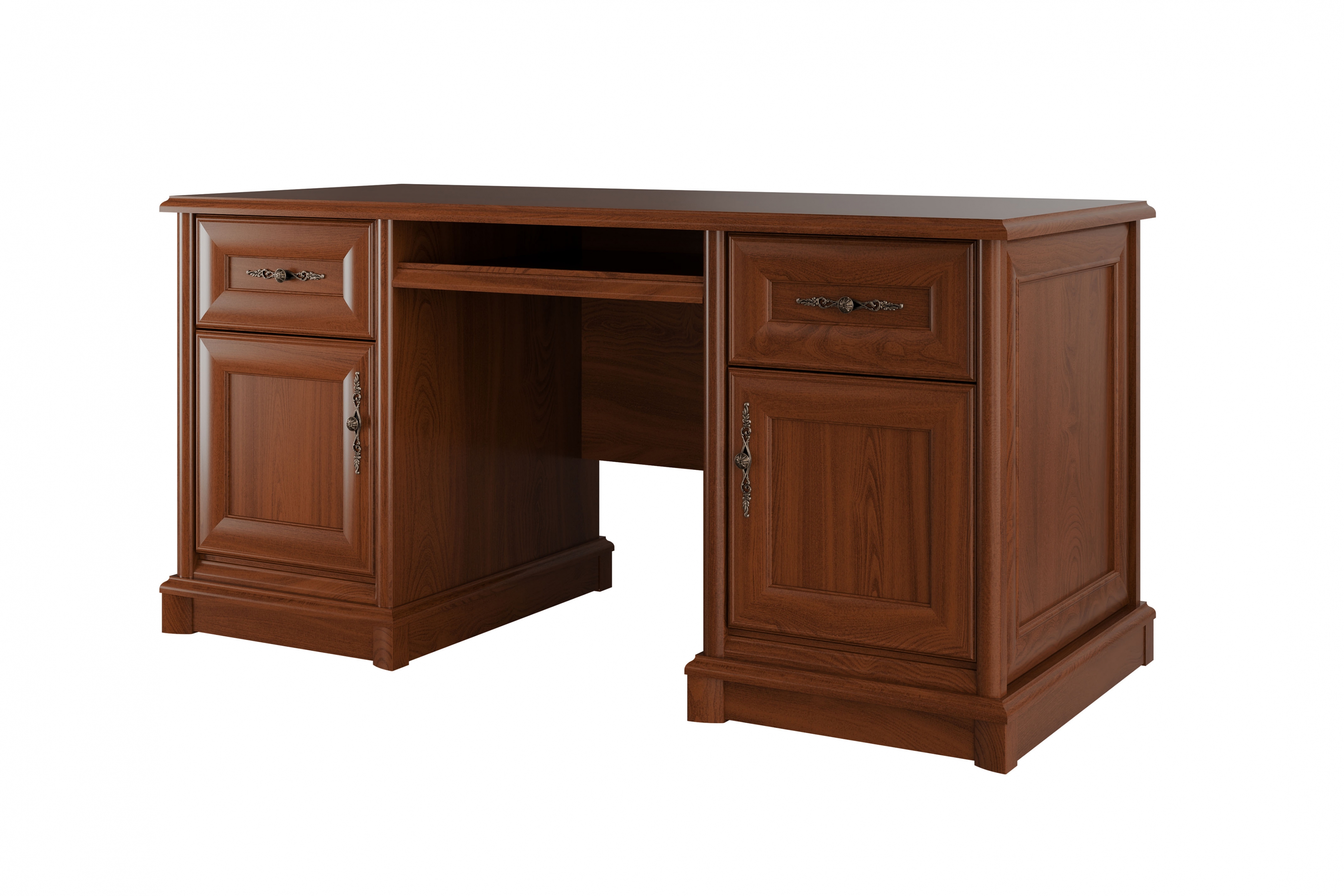 Kancelárska zostava Sonata - gaštan Komplet nábytku biurowych Sonata - gaštan szlachetny