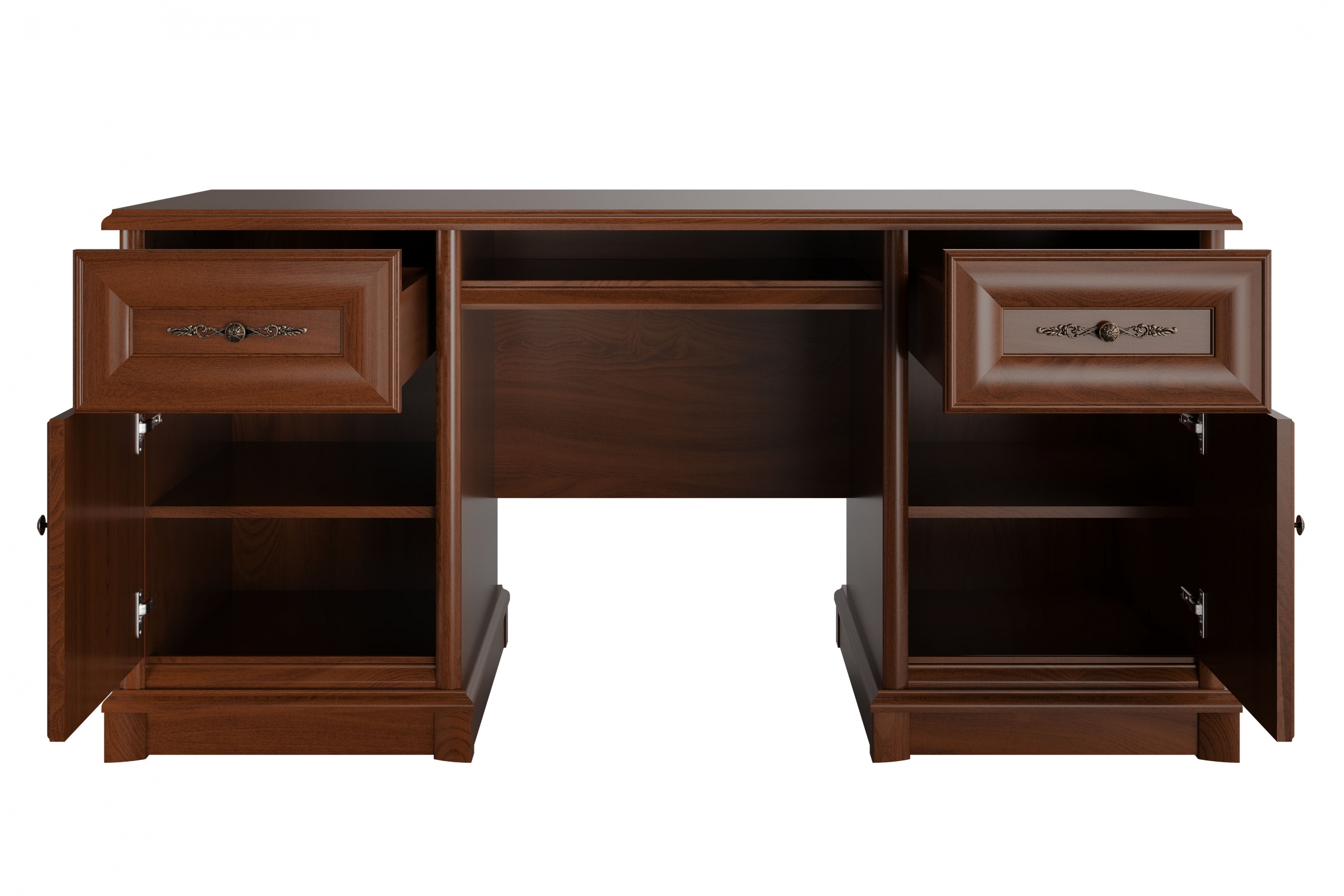 Kancelárska zostava Sonata - gaštan Komplet nábytku biurowych Sonata - gaštan szlachetny