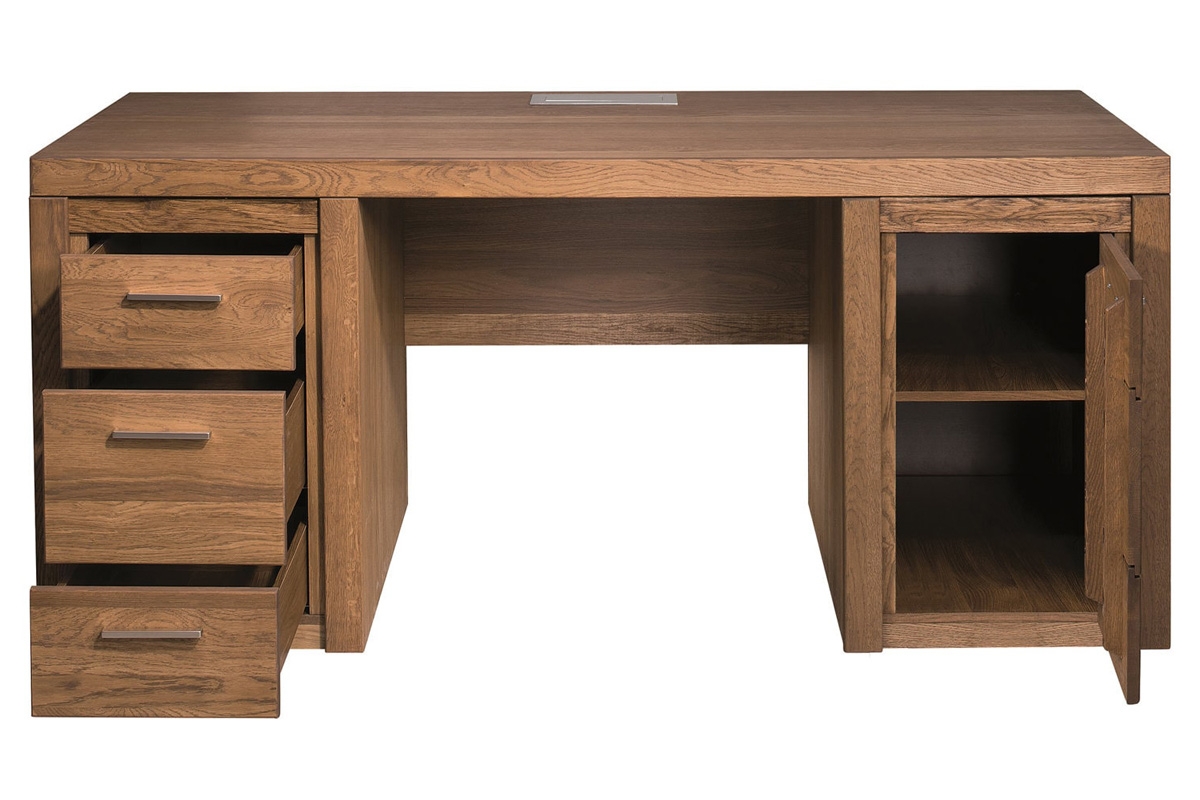 Kancelářská sestava Velvet II - dub rustikal Komplet nábytku do kanceláře Velvet II - dub rustical - 6 elementow
