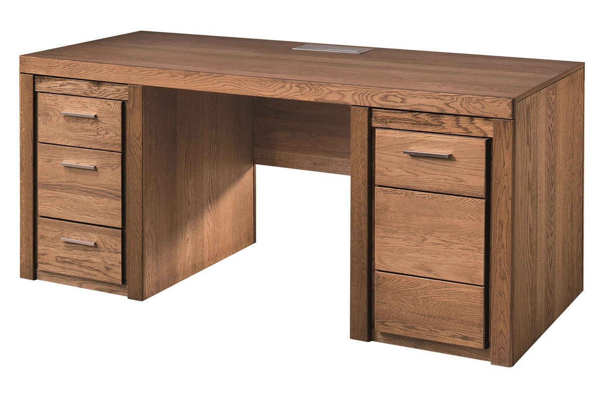 Kancelářská sestava Velvet II - dub rustikal Komplet nábytku do kanceláře Velvet II - dub rustical - 6 elementow